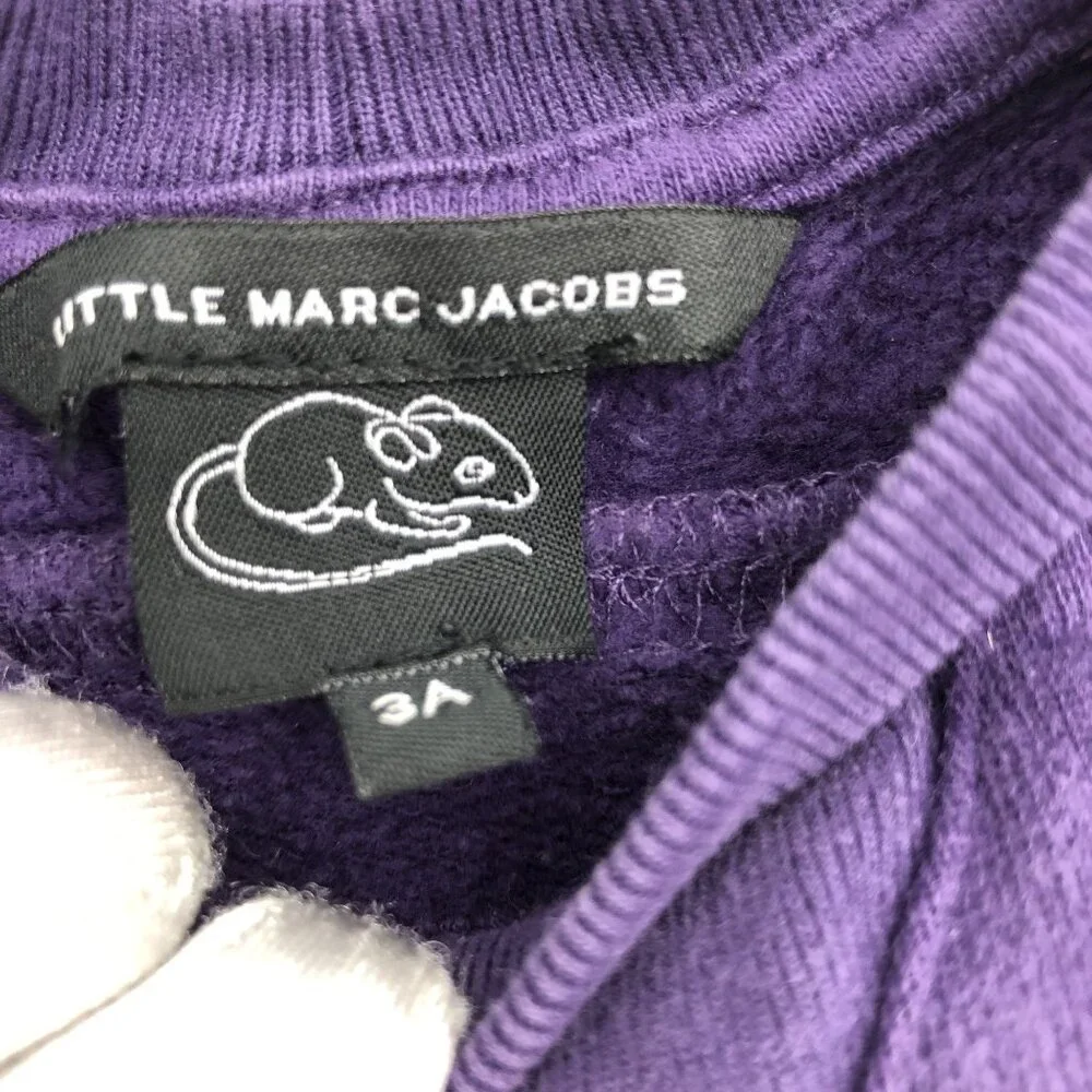 Little Marc Jacobs Girls 3T Sweatshirts BUNDLE 2 Piece Crewneck Pullover Graphic - Picture 4 of 8